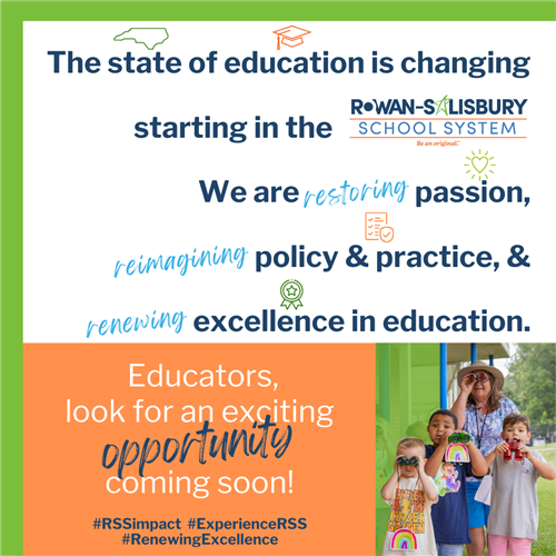  Educators, look for an exciting new opportunity coming soon! 